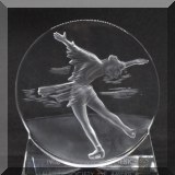 G15. Lalique Society of America 1992 skater 4”h x 3.5”w - $60 